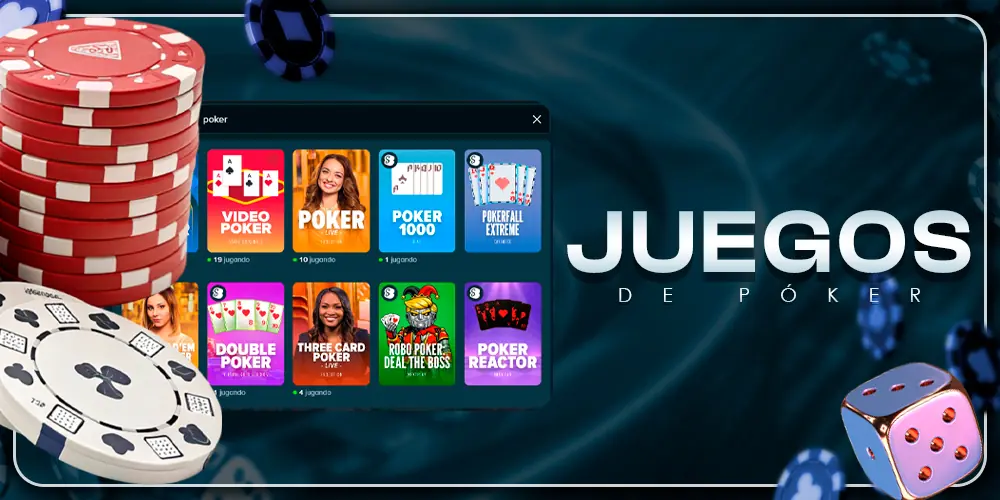 Juegos de póquer populares.